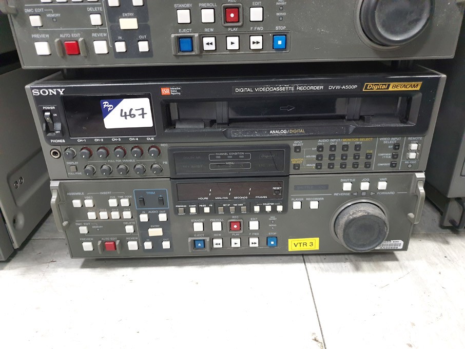Sony DVW-A500P digital video cassette recorder
