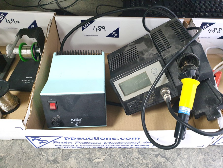 Weller WTCP50 solder station & similar solder stat...