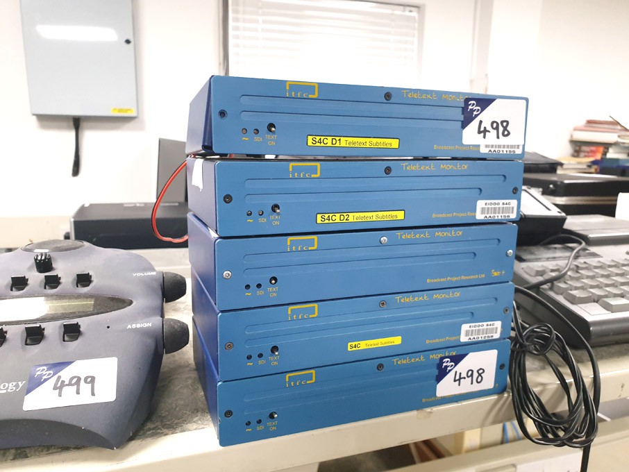 5x Broadcast project teletext monitor