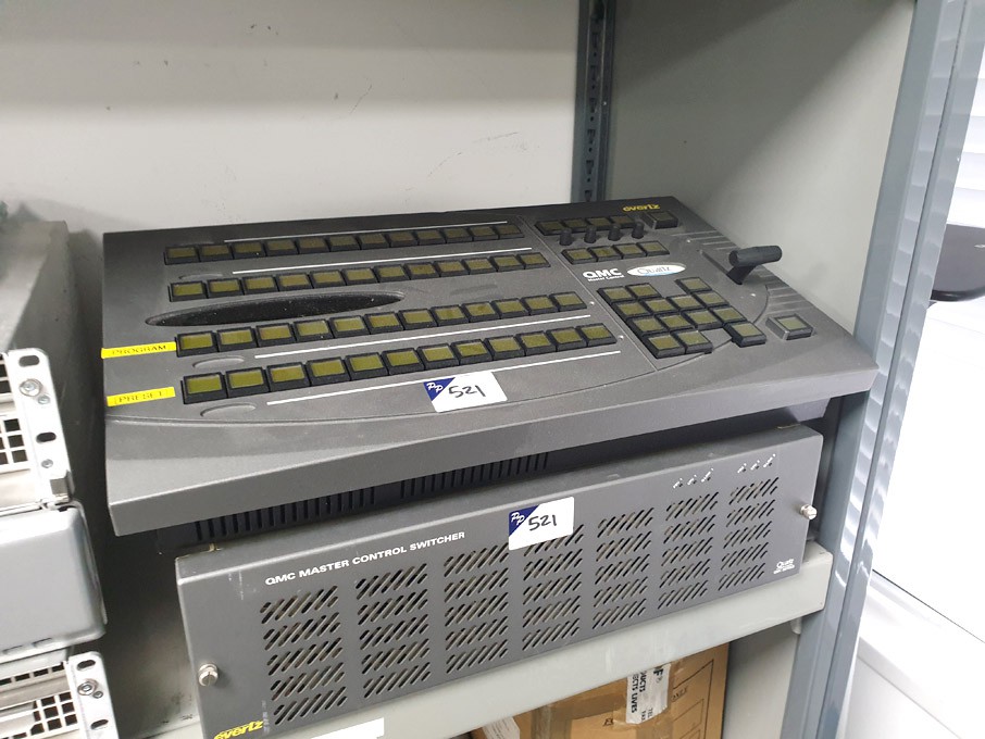 Evertz QMC master control with master control swit...