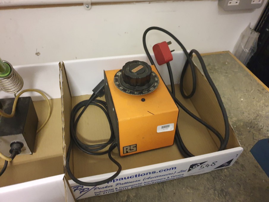 RS Components variac transformer