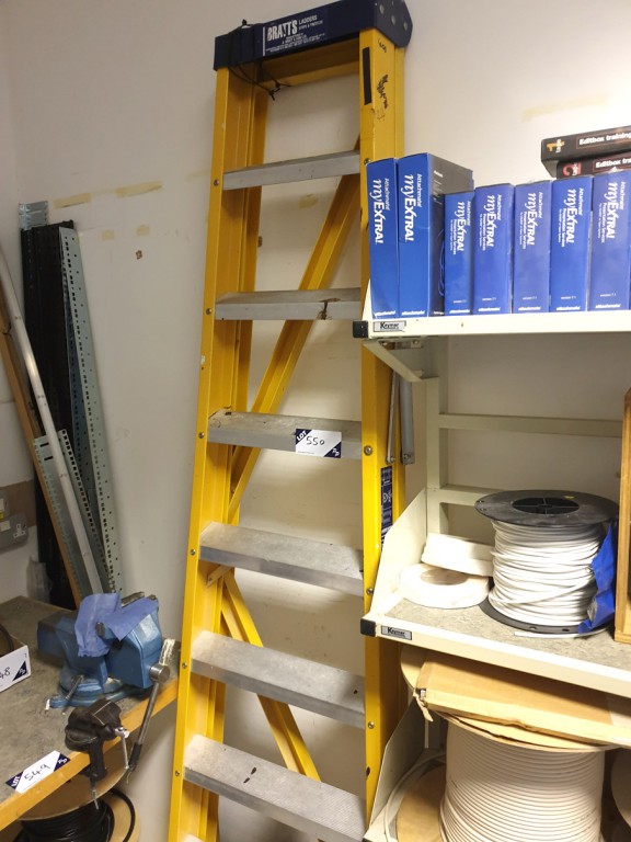 Bratts 8 step fibreglass step ladder