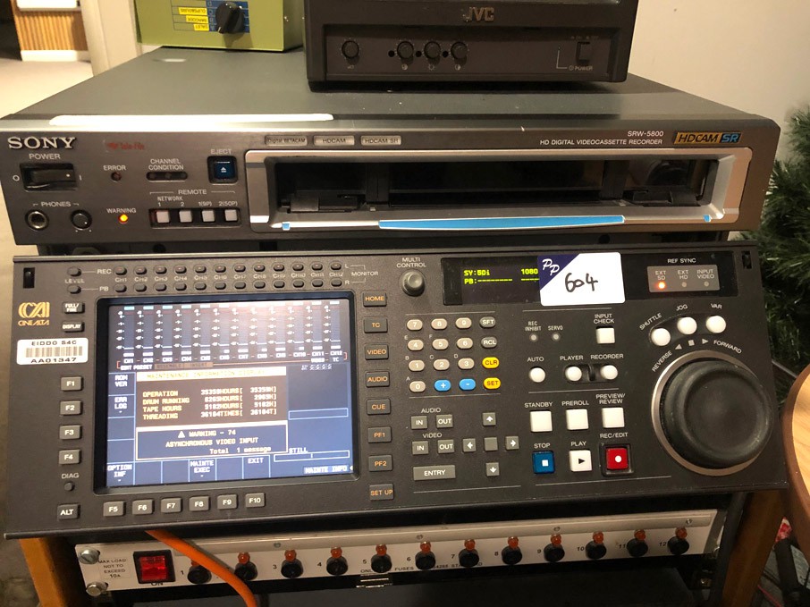 Sony SRW-5800 HD digital video cassette recorder,...