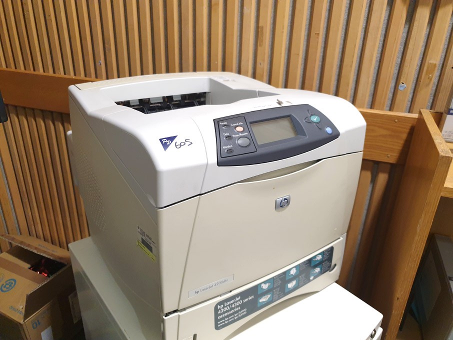 HP 4200DTN LaserJet a4 mono printer, network conne...