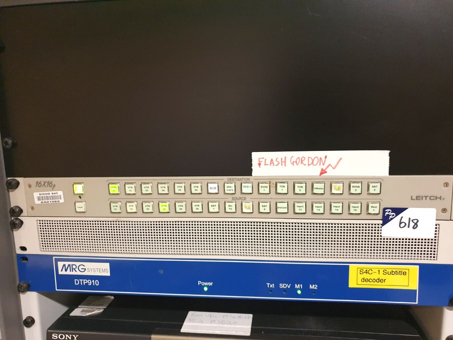 Leitch 16x16P router panel