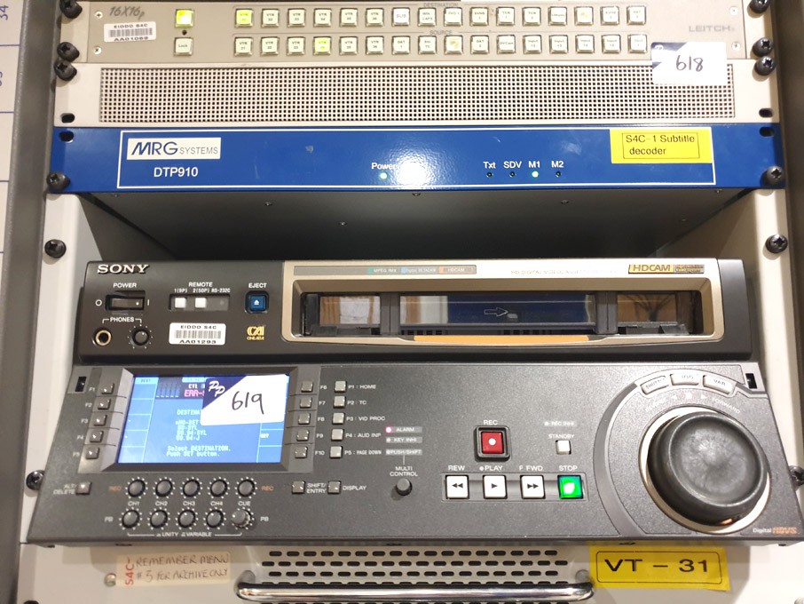 Sony HDW-DI800 HD digital video cassette recorder...
