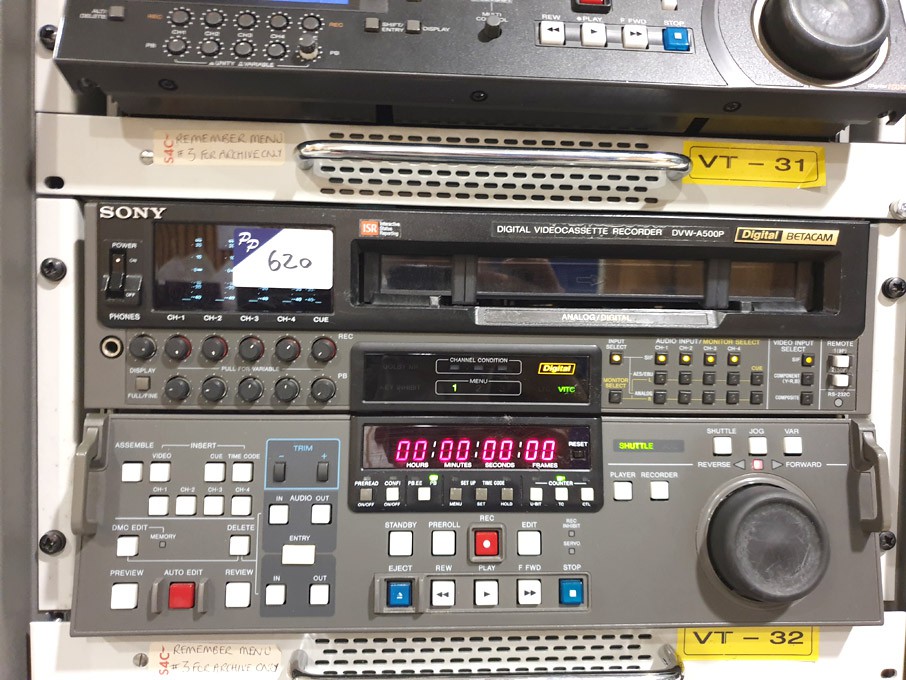 Sony DNW-A500P digital video cassette recorder