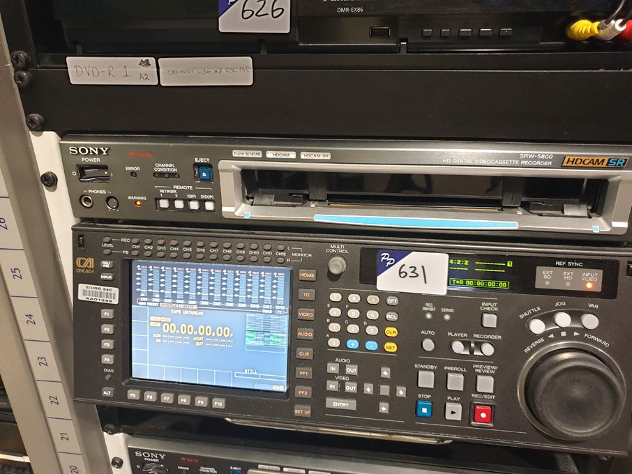 Sony SRW-5800 HD digital video cassette recorder,...