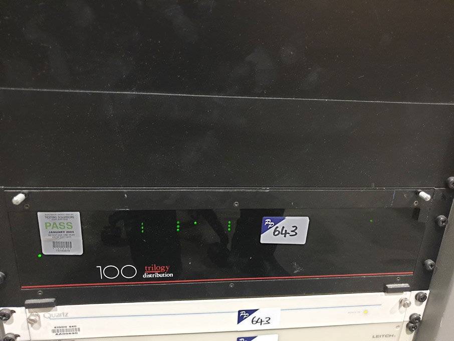 Trilogy 100 distribution housing frame with variou...