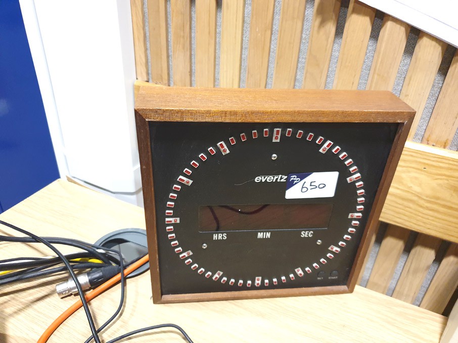 Evertz digital studio clock