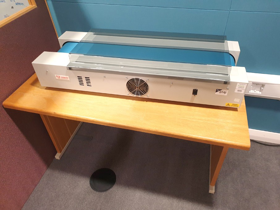 Verity Systems 22008 802 conveyor type tape eraser