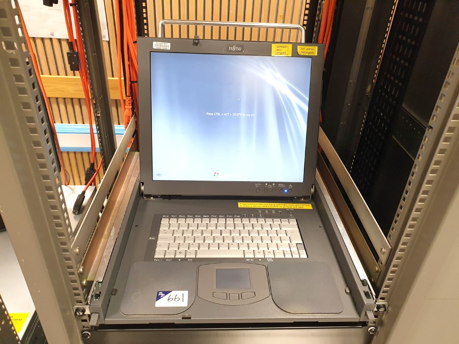 Fujitsu FD1108MT rack type monitor / keyboard