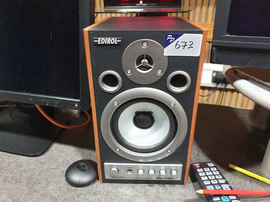 Edirol MA-20D digital stereo micro monitor speaker