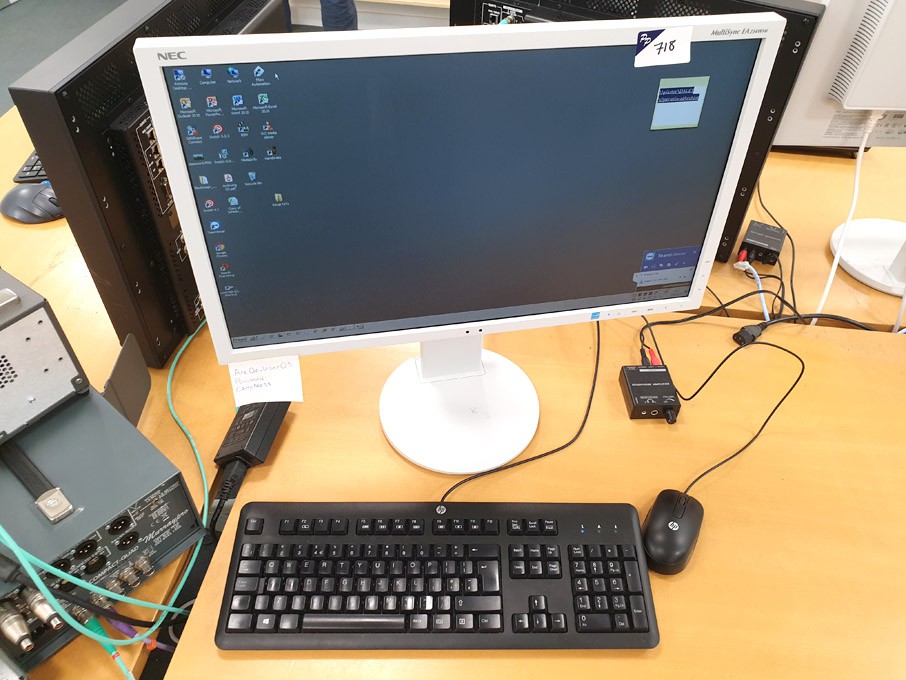 HP Z230 workstation PC with NEC Multisync EA234WMi...