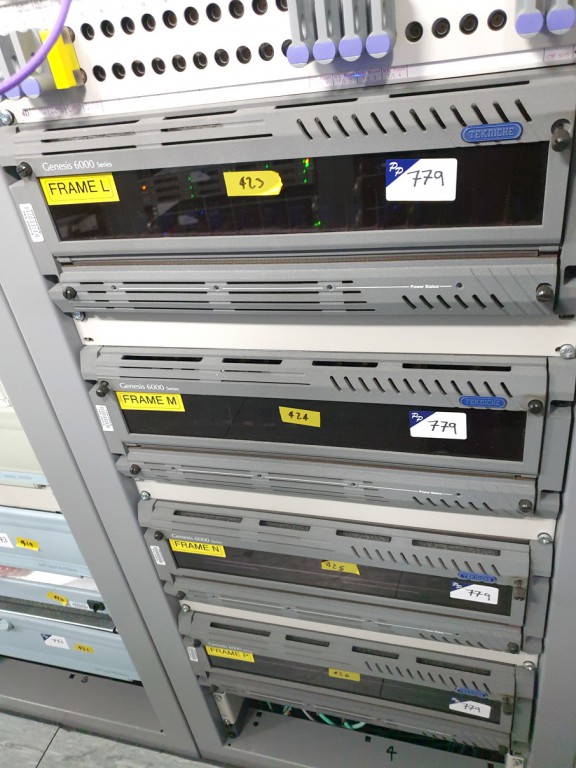 4x Tekniche Genesis 6000 Series frames with plug i...