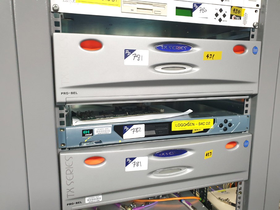2x Pro-bel Chyron TX Series frames