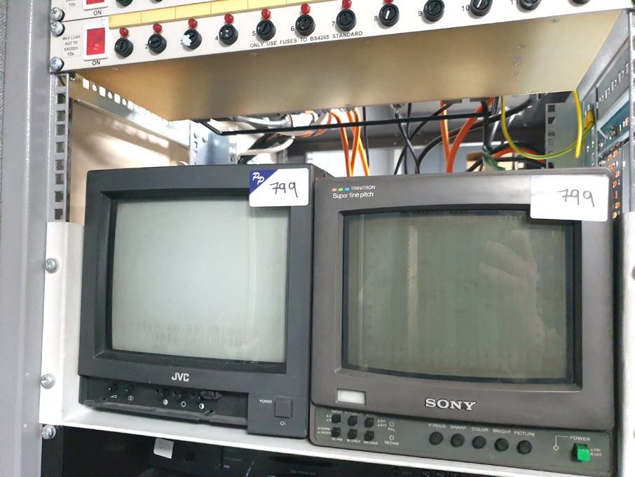 JVC TM-10E-K CRT studio monitor & Sony BVM-9221ME...