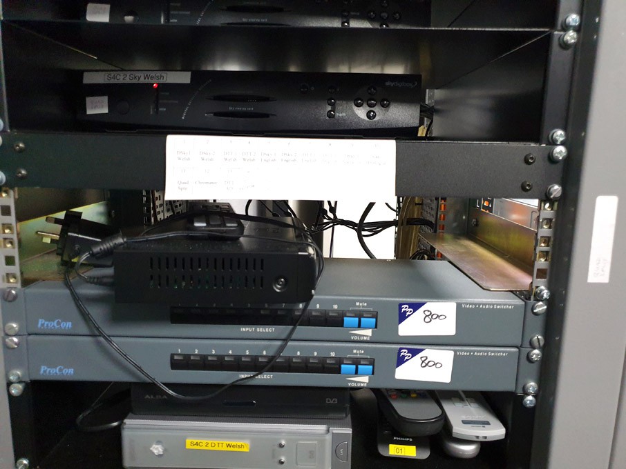 2x Procon video & audio switcher