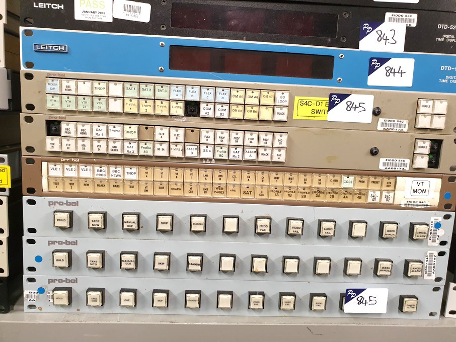 6x various Pro-Bel router panels