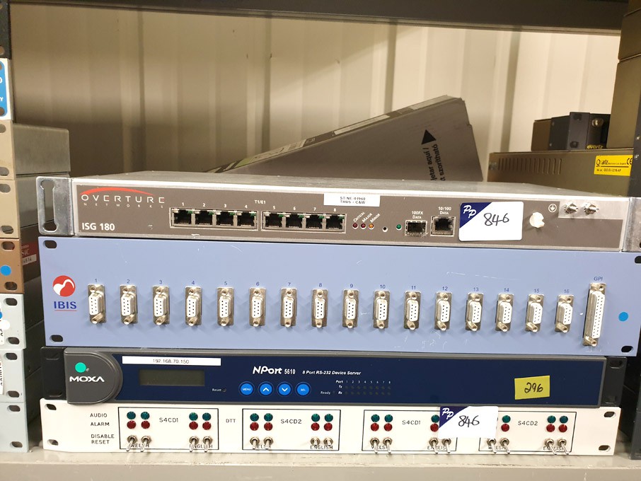 Moxa Nport 5610 Device server, Overture ISG 180 Sw...