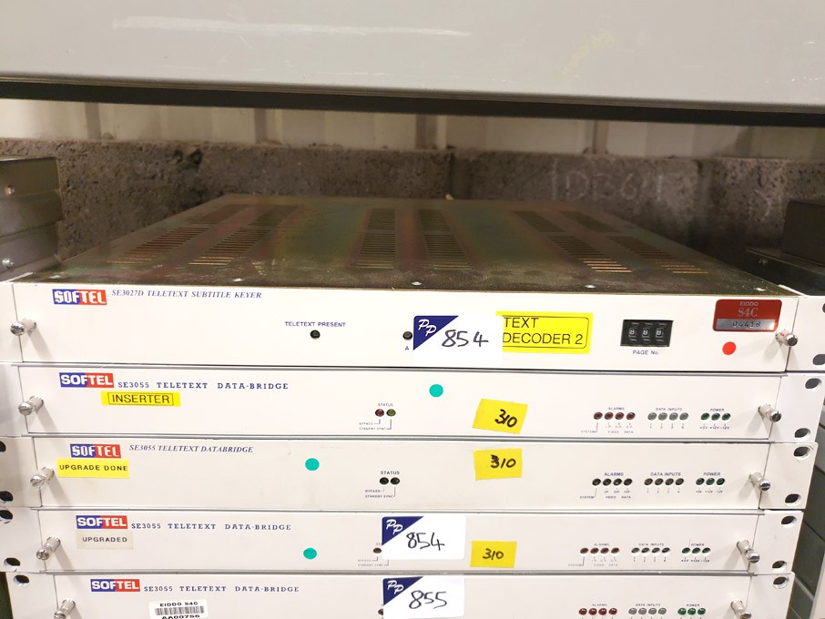 3x Softel SE3055 teletext data bridge, Softel SE30...