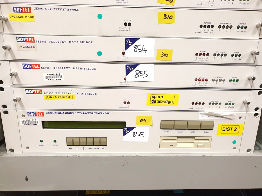 2x Softel SE3055 Teletext data bridge, Softel SE30...