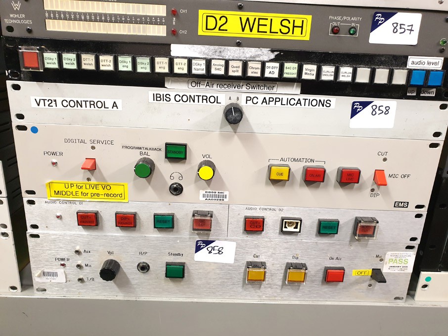Qty various rack type controllers