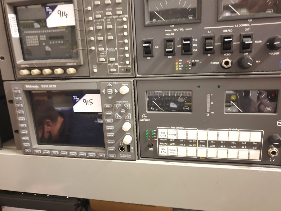 Tektronix WFM6120 waveform monitor, TSL AMUT-2MHD...