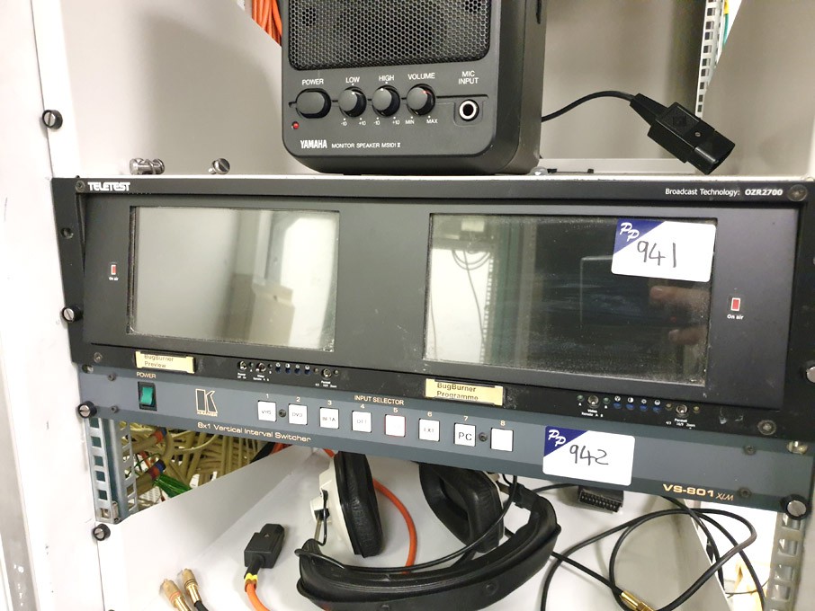 Teletext OZR2700 Colour TFT LCD rack type monitor