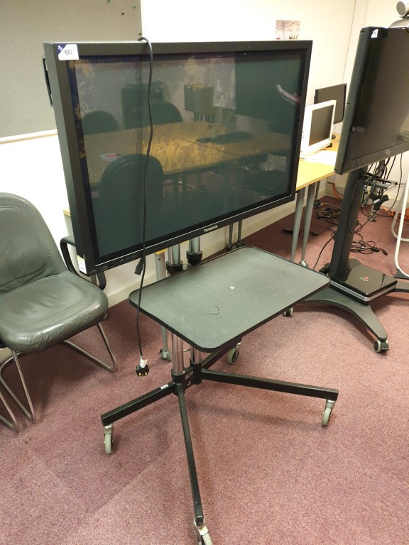 Panasonic TH-42PWD3B LCD TV on Rocol mobile stand