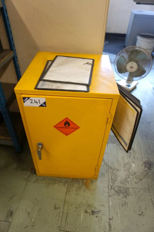 Flammable storage cupboard, 460x460x760mm