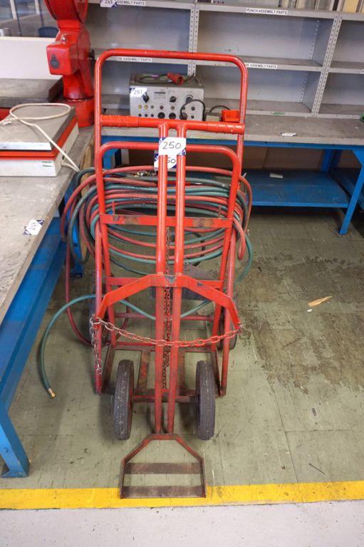 2x mobile bottle trolleys