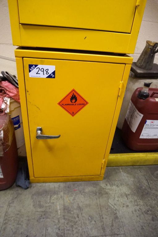 Flammable storage cupboard, 460x460x760mm