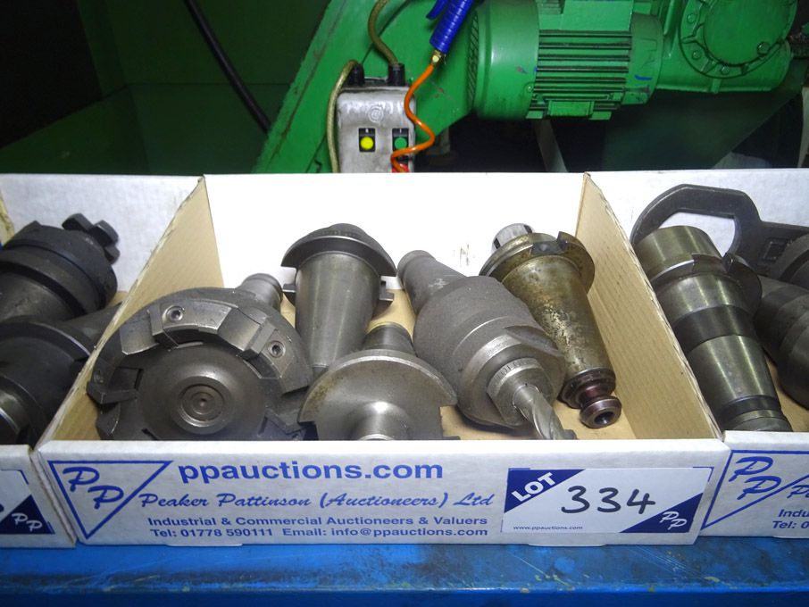 Qty various BT50 tool holders