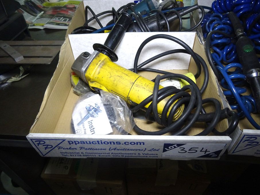 DeWalt 6" angle grinder, 110v