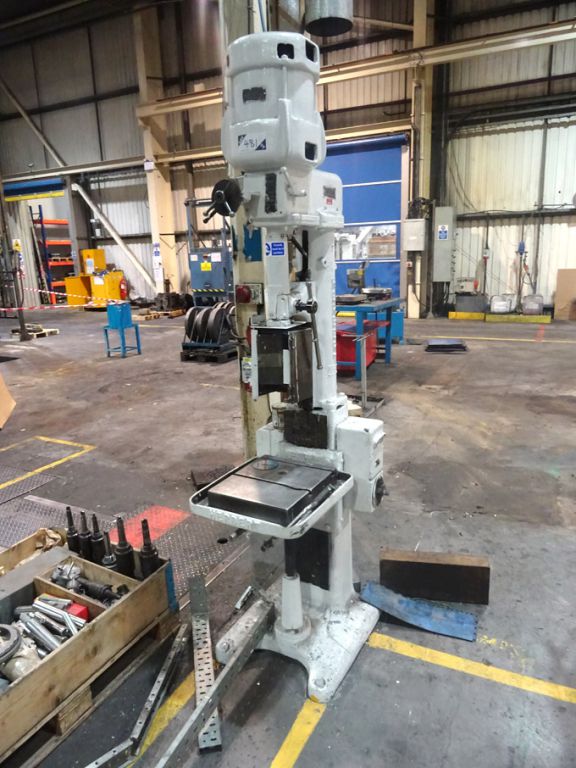 Herbert single spindle drill, 400x350mm RF table,...