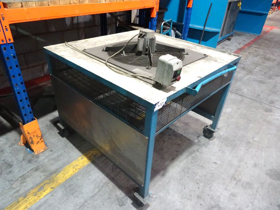 Mobile die cast cooling fan on trolley, 1200x1200x...
