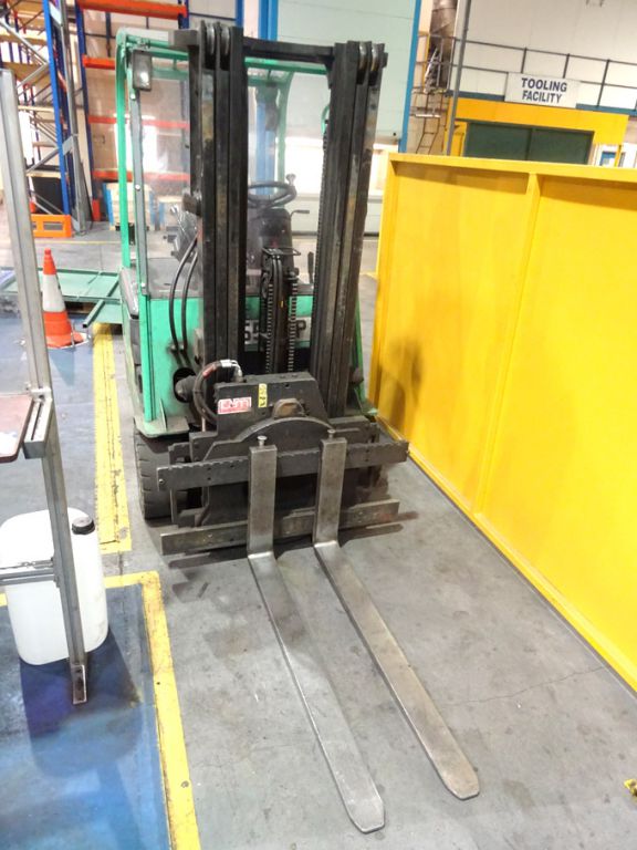 Mitsubishi FB20NT 3 wheel electric forklift truck,...