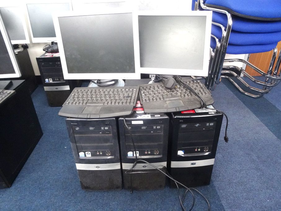 2x HP Compaq DX2420 micro towers, HP Pro 3010 micr...
