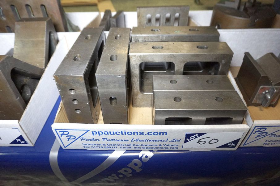 3 pairs 200mm slotted machine blocks