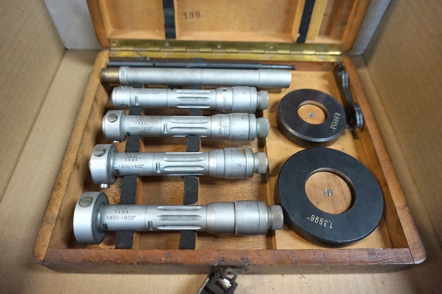 Tesa internal bore gauge set, 0.800-1.000" to 1.40...