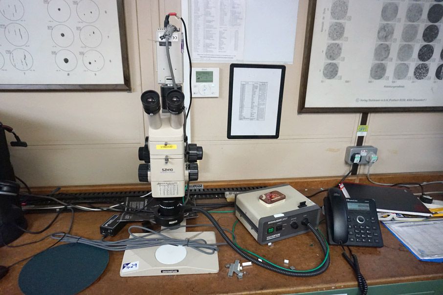 Olympus SZ40 lab microscope