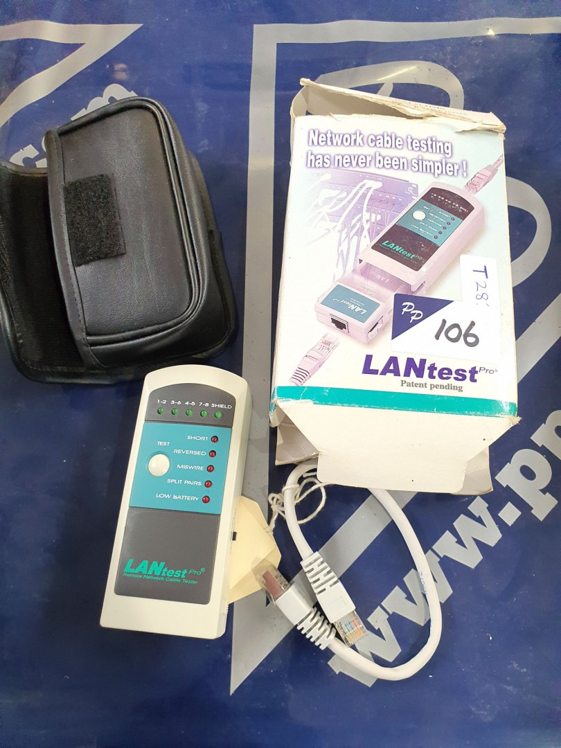 KT Datacoms Lan test Lant 30 cable tester (boxed &...