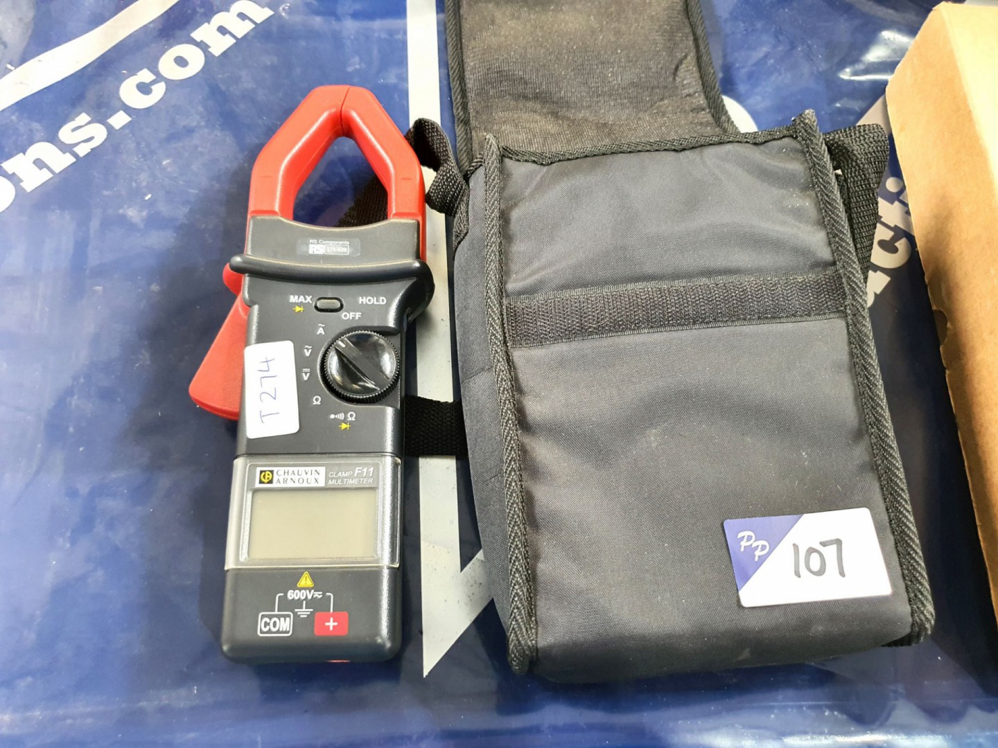 Chauvin Arnoux F11 clamp / multimeter with leads &...