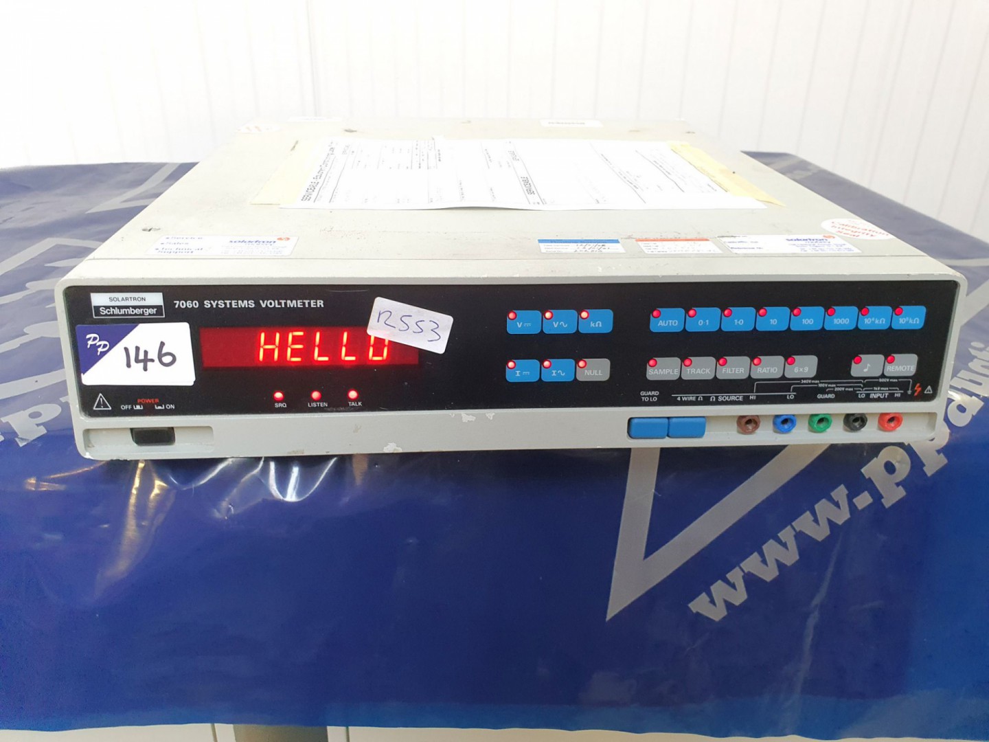 Solartron Schlumberger 7060 systems voltmeter (R55...