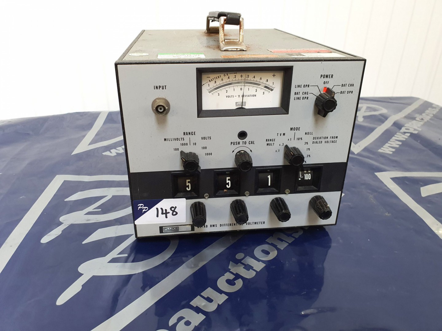 Fluke 931AB differential voltmeter (T265) - lot lo...