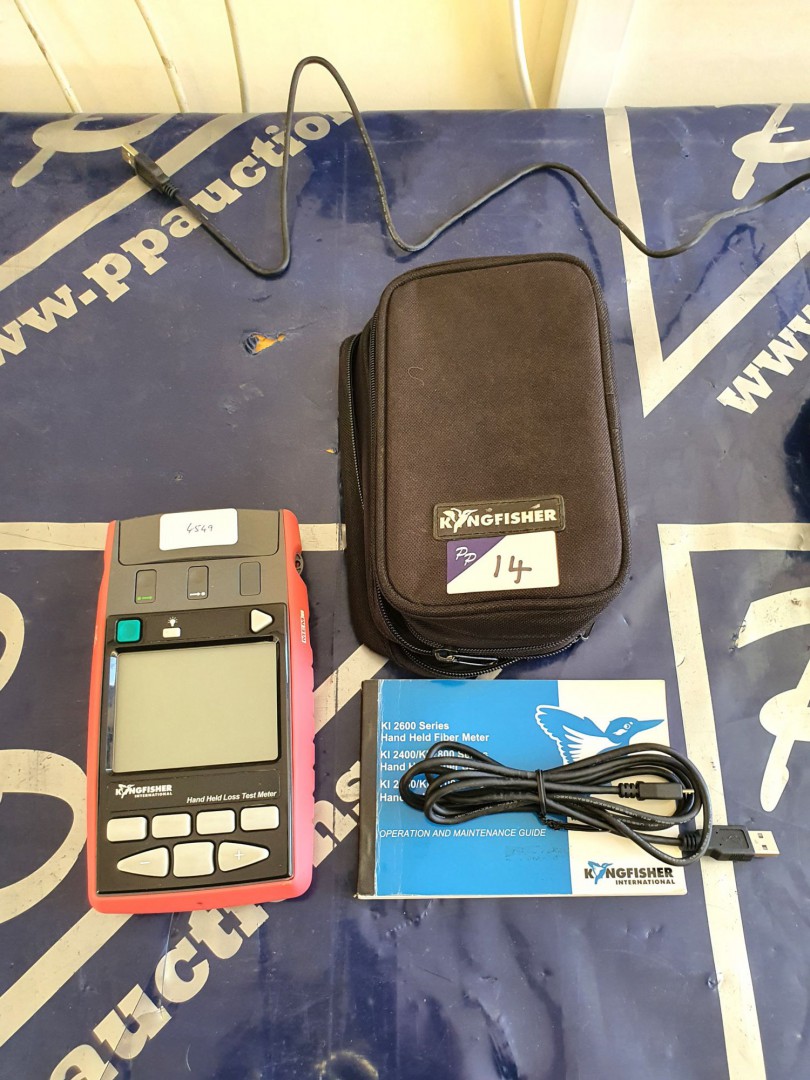 Kingfisher K127010-ING-APC optical loss test set i...