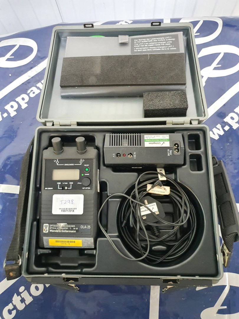 W&G OLA 25 optical attenuator with manual & leads,...