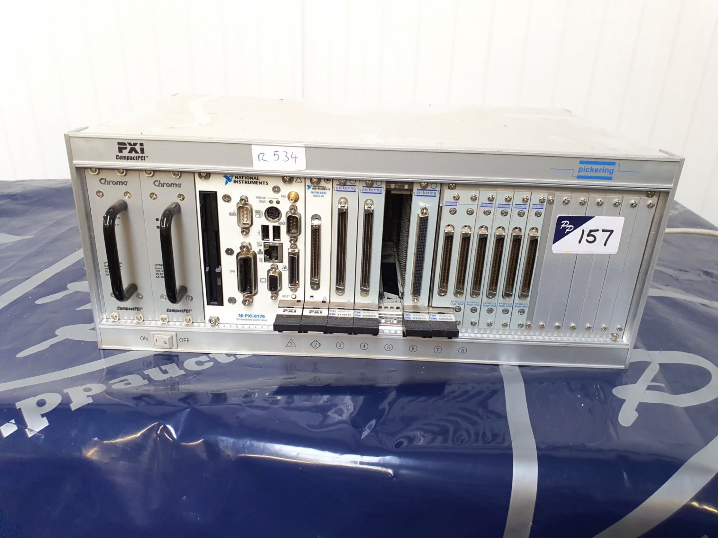 Pickering PXI mainframe with 1x NI PXI-8176 embedd...