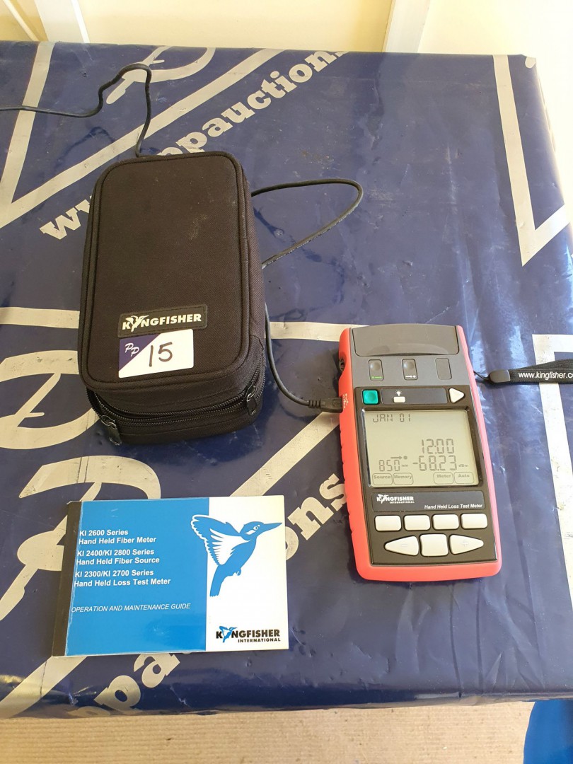 Kingfisher K127010-ING-APC optical loss test set i...